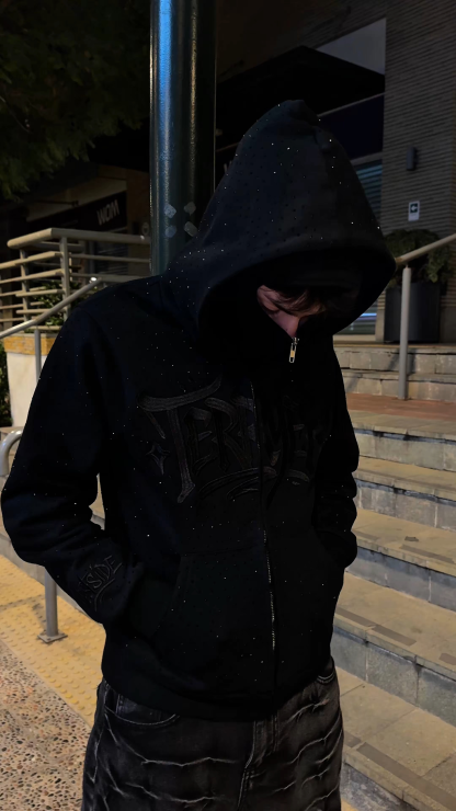 DIAMOND HODDIE|Streetwear Oversized Vintage Casual Wear-Coordom