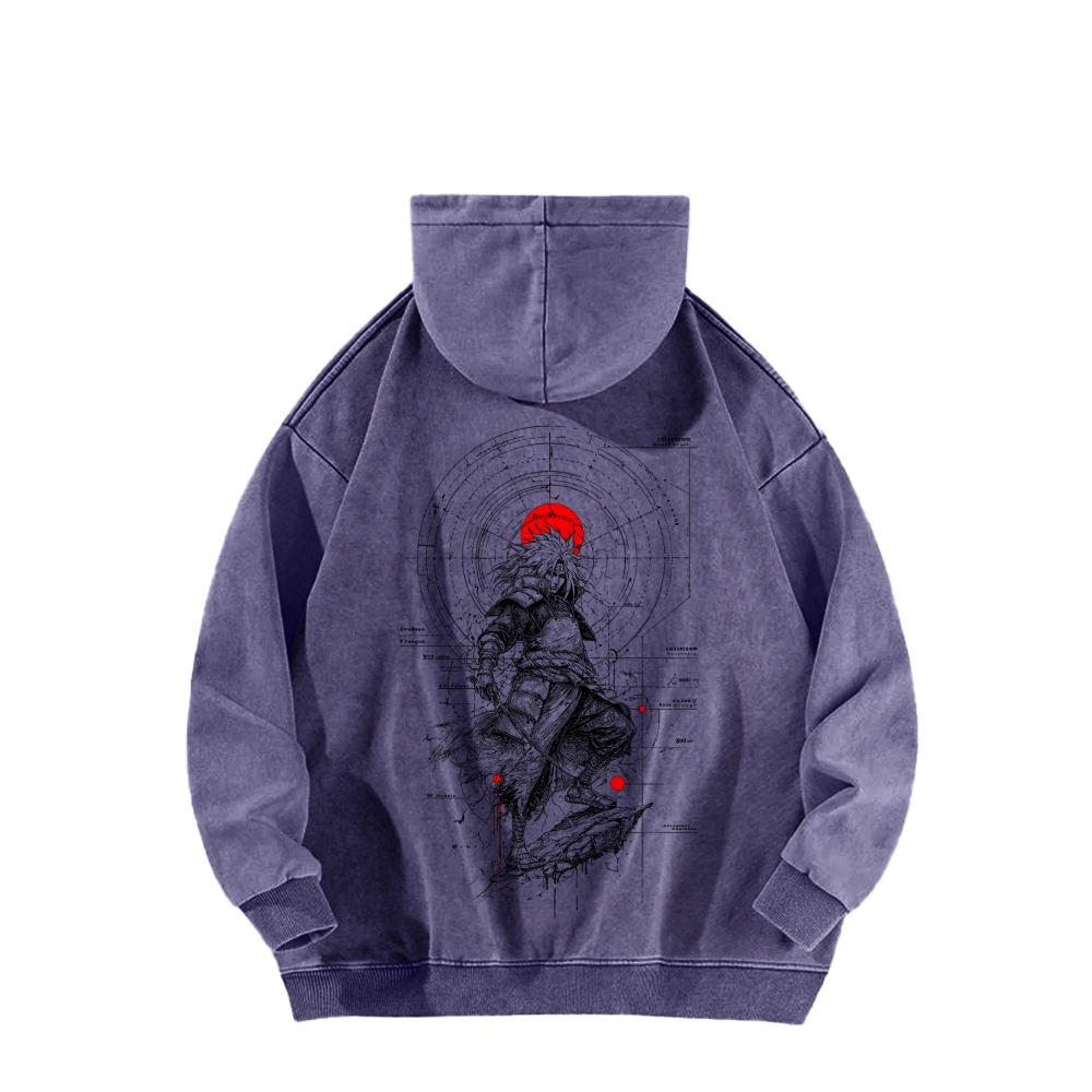 Naruto Casual Washed Hoodie 2509012970-Coordom