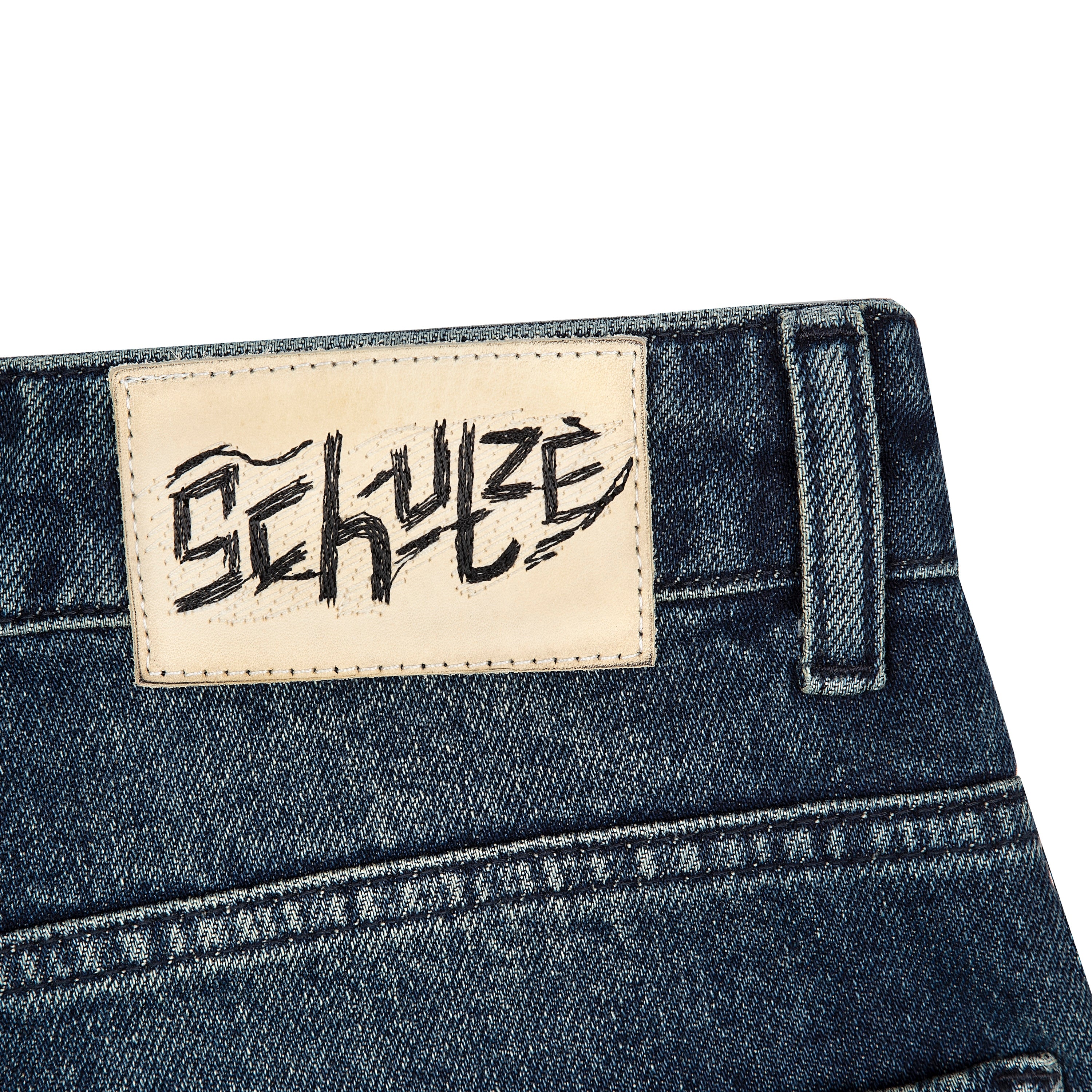 "koi fish v2" Jorts washed indigo-Coordom