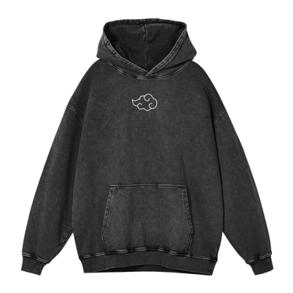 AKATSUKI I ACID WASH HOODIE-Coordom