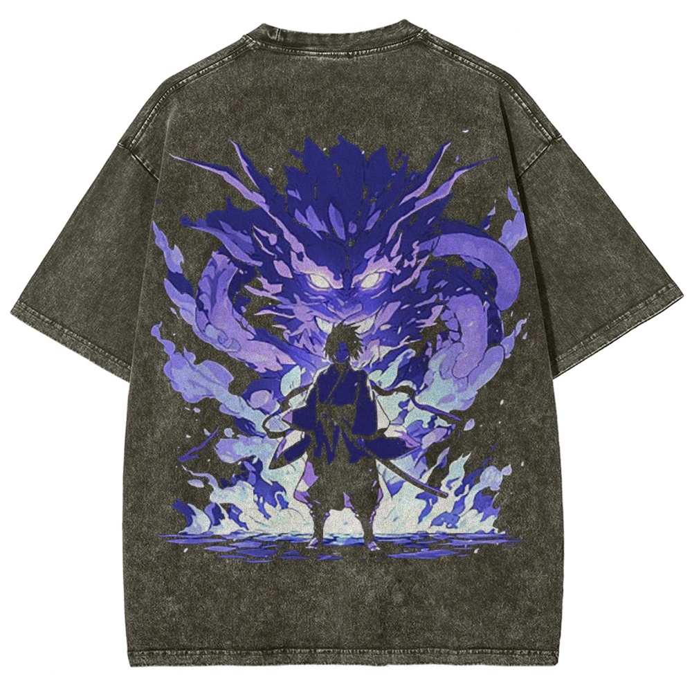 Naruto Unisex Fit Washed T-Shirt 2502006814-Coordom
