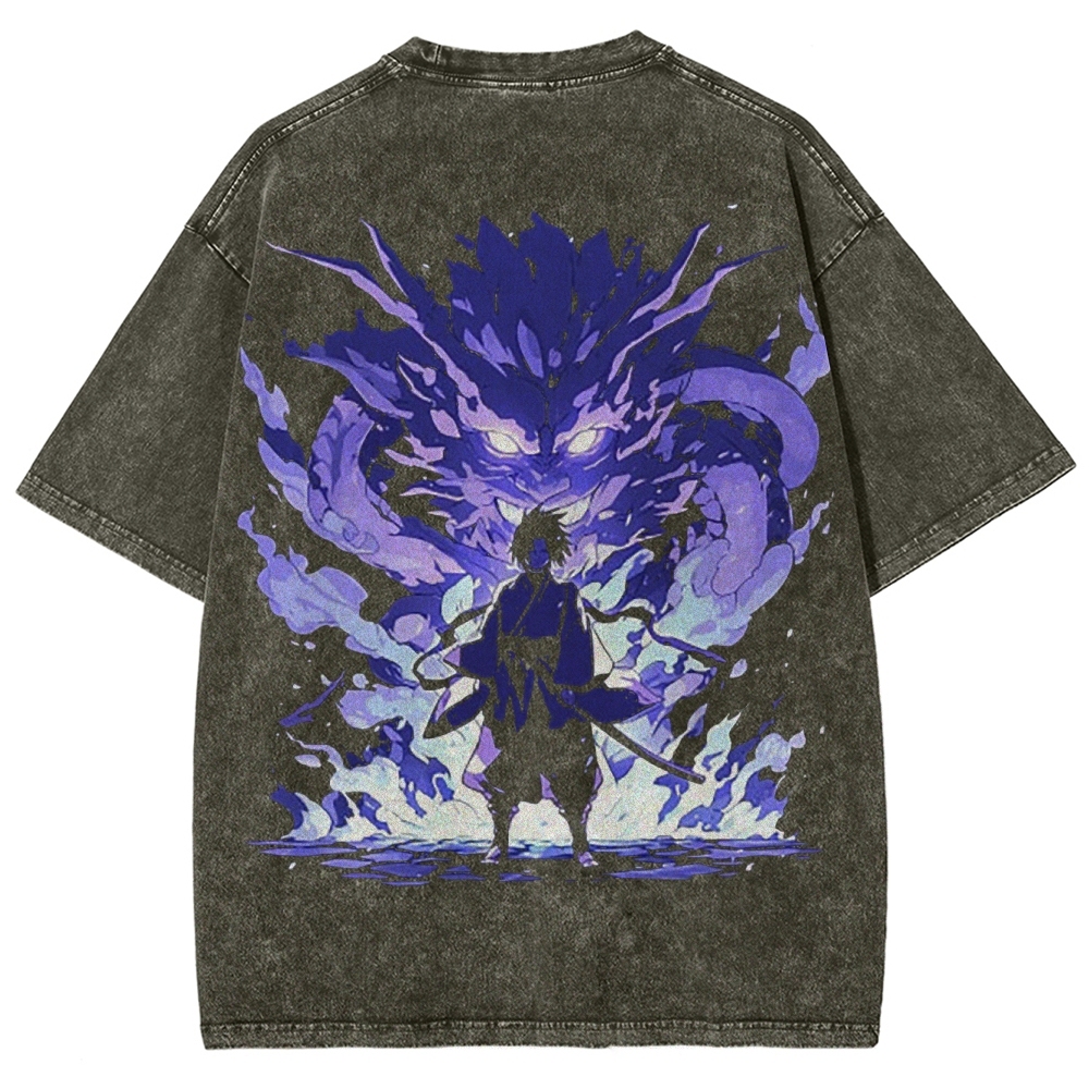 Naruto Unisex Fit Washed T-Shirt 2502006814-Coordom