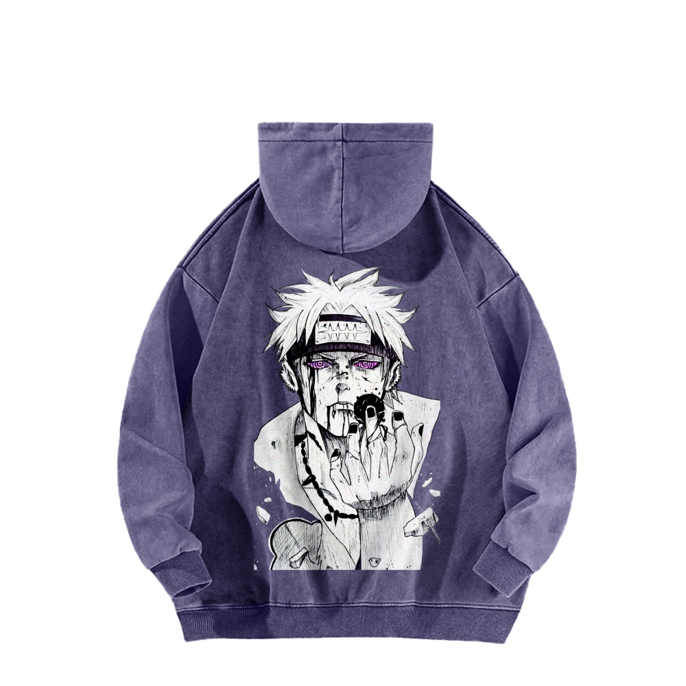 Naruto Casual Washed Hoodie 2509012973-Coordom
