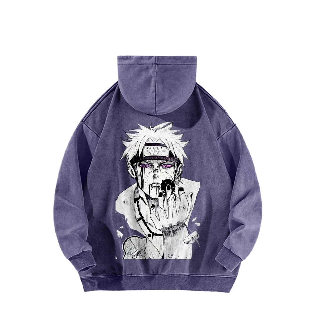 Naruto Casual Washed Hoodie 2509012973-Coordom