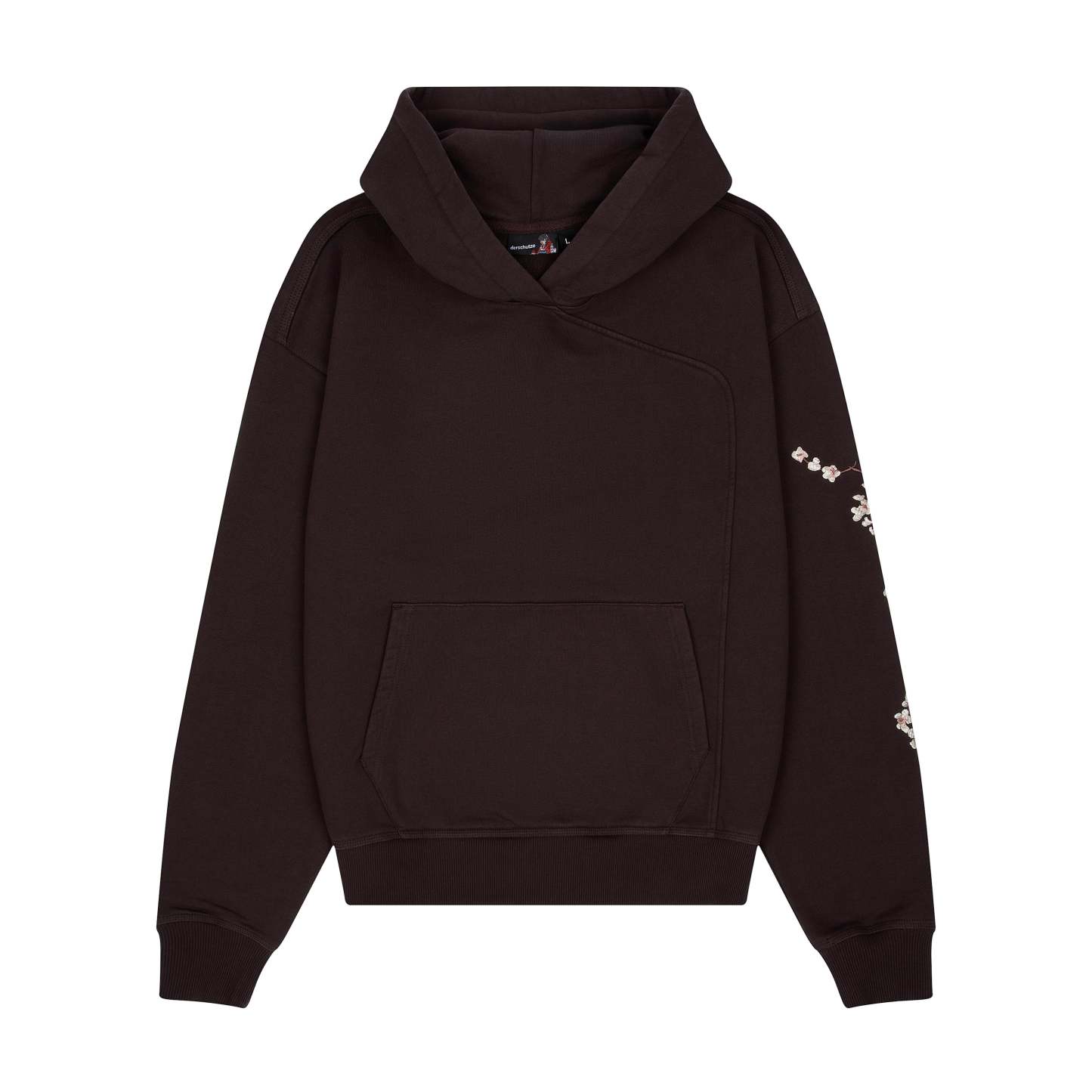 Yakuza Graphic Hoodie | Brown Streetwear Oversized Sweatshirt-Coordom