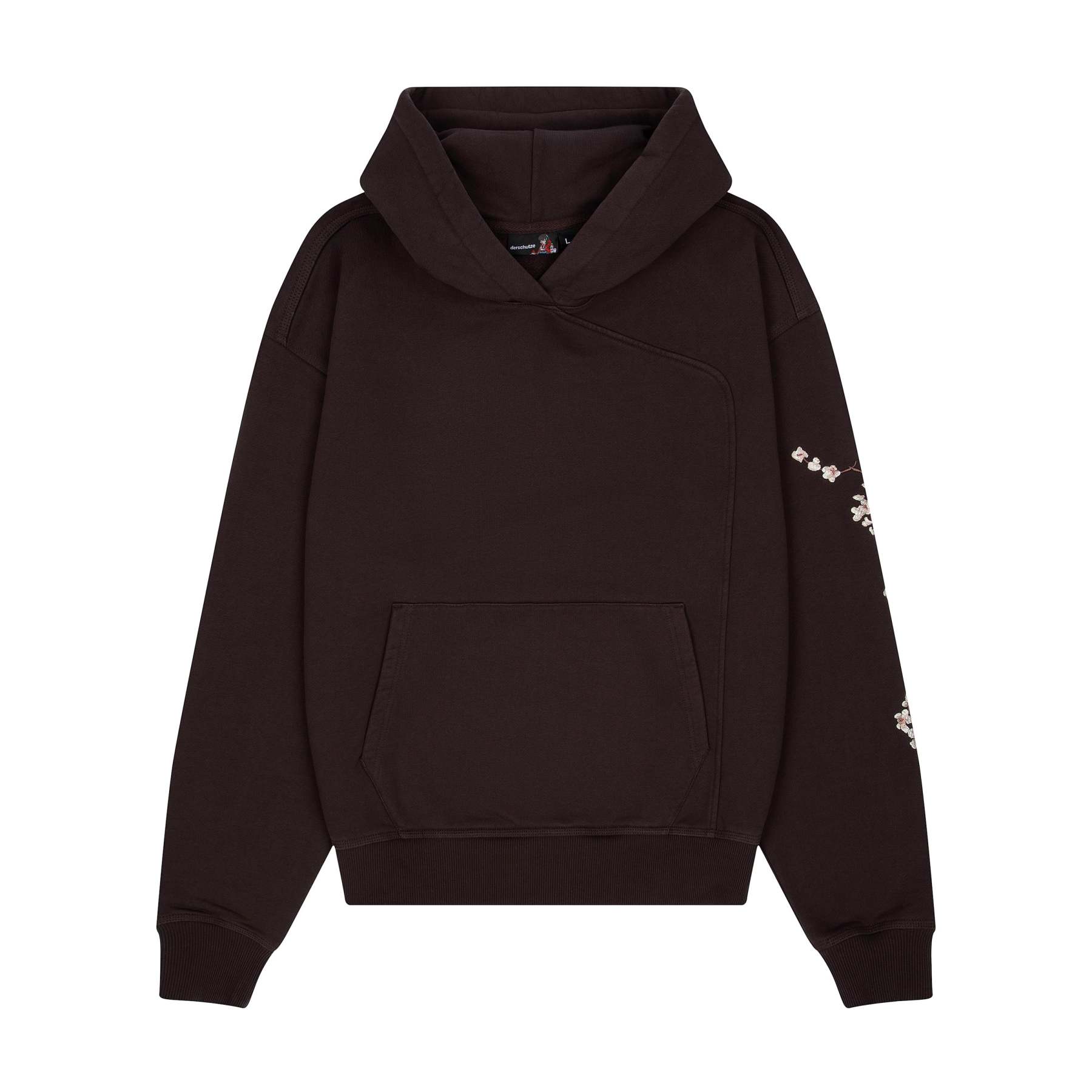 Yakuza Graphic Hoodie | Brown Streetwear Oversized Sweatshirt-Coordom