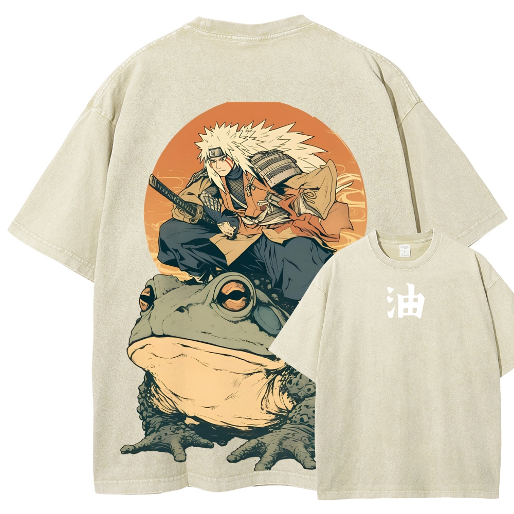 Naturo Unisex Fit Washed T-Shirt 2507024176-Coordom