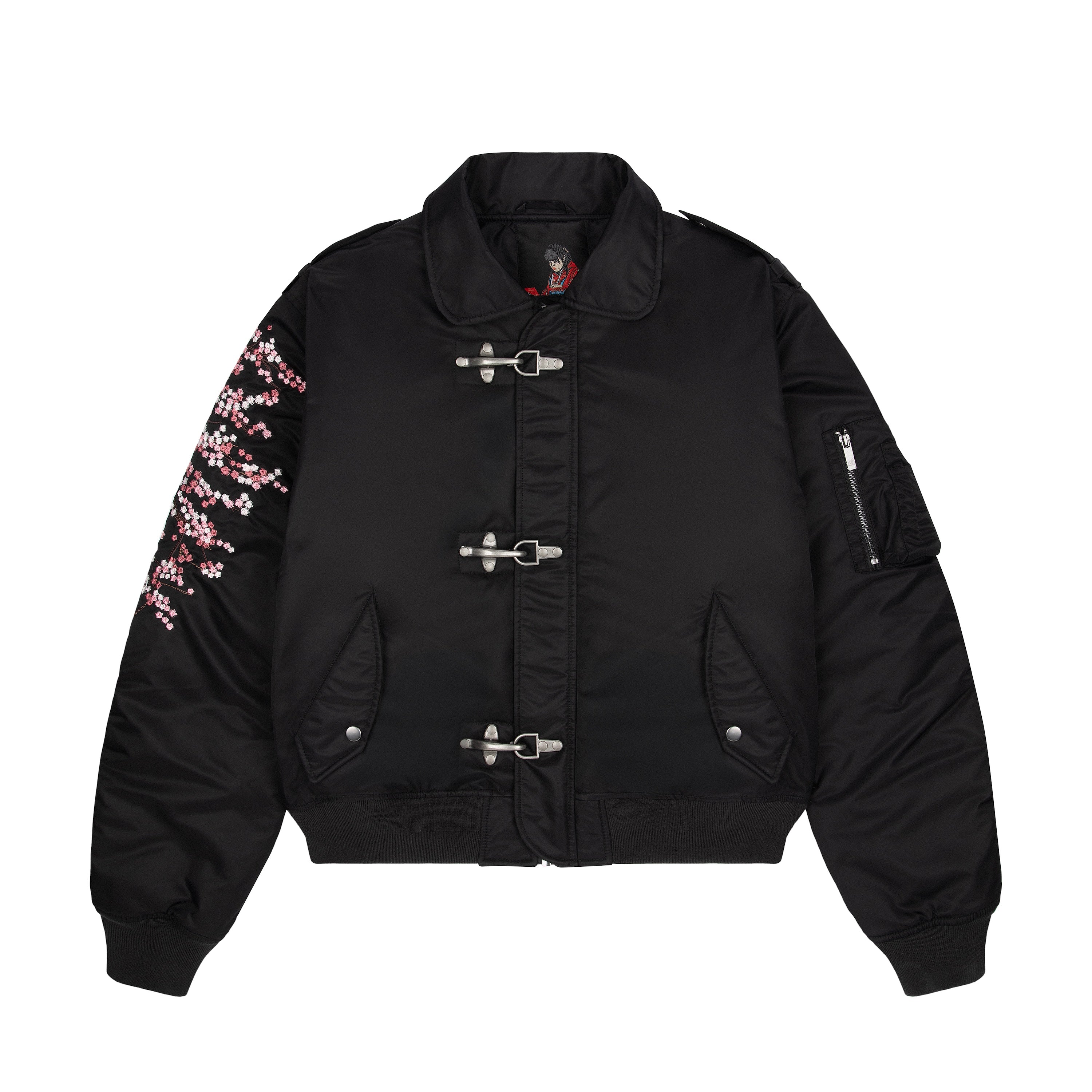 "blossom v3" bomber Jacket black-Coordom