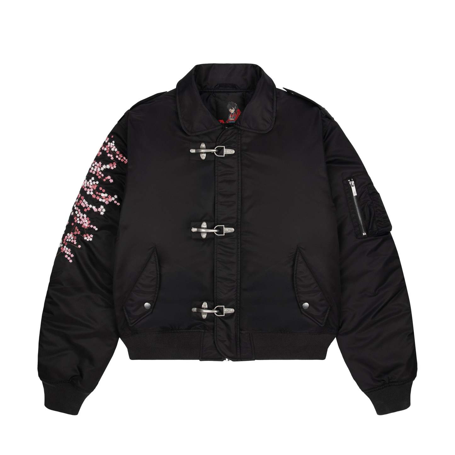 "blossom v3" bomber Jacket black-Coordom