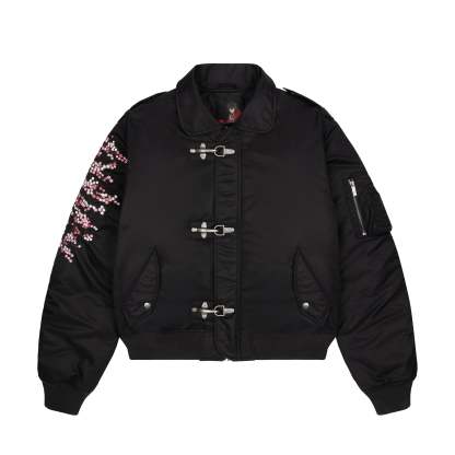 "blossom v3" bomber Jacket black-Coordom