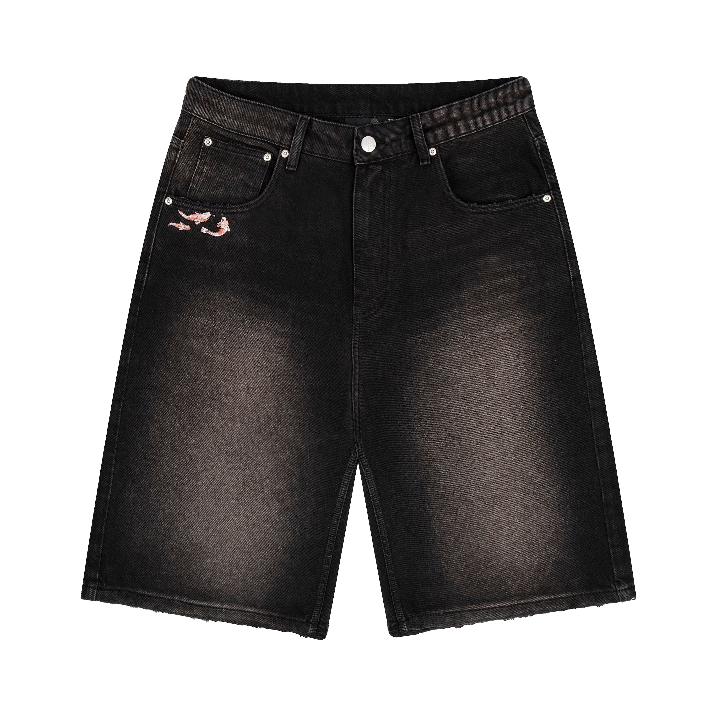 "koi fish v2" Jorts black-Coordom