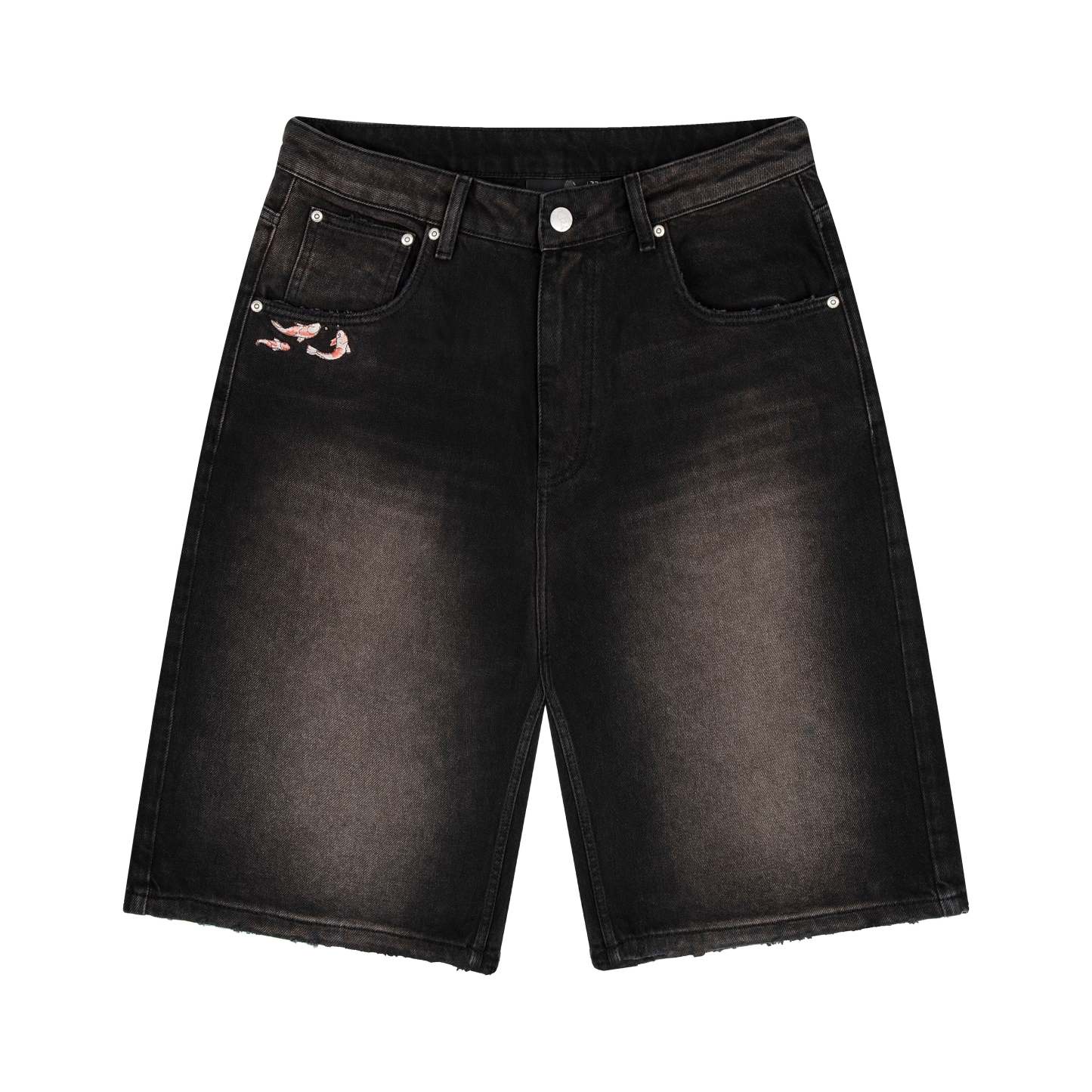 "koi fish v2" Jorts black-Coordom