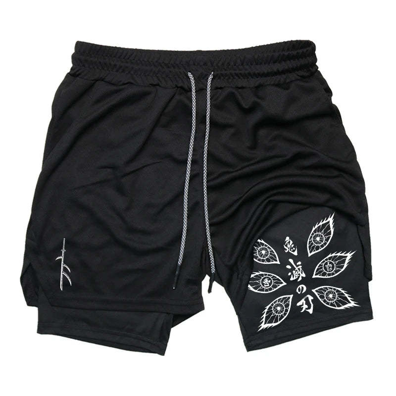Kokushibo Gym Shorts-Coordom