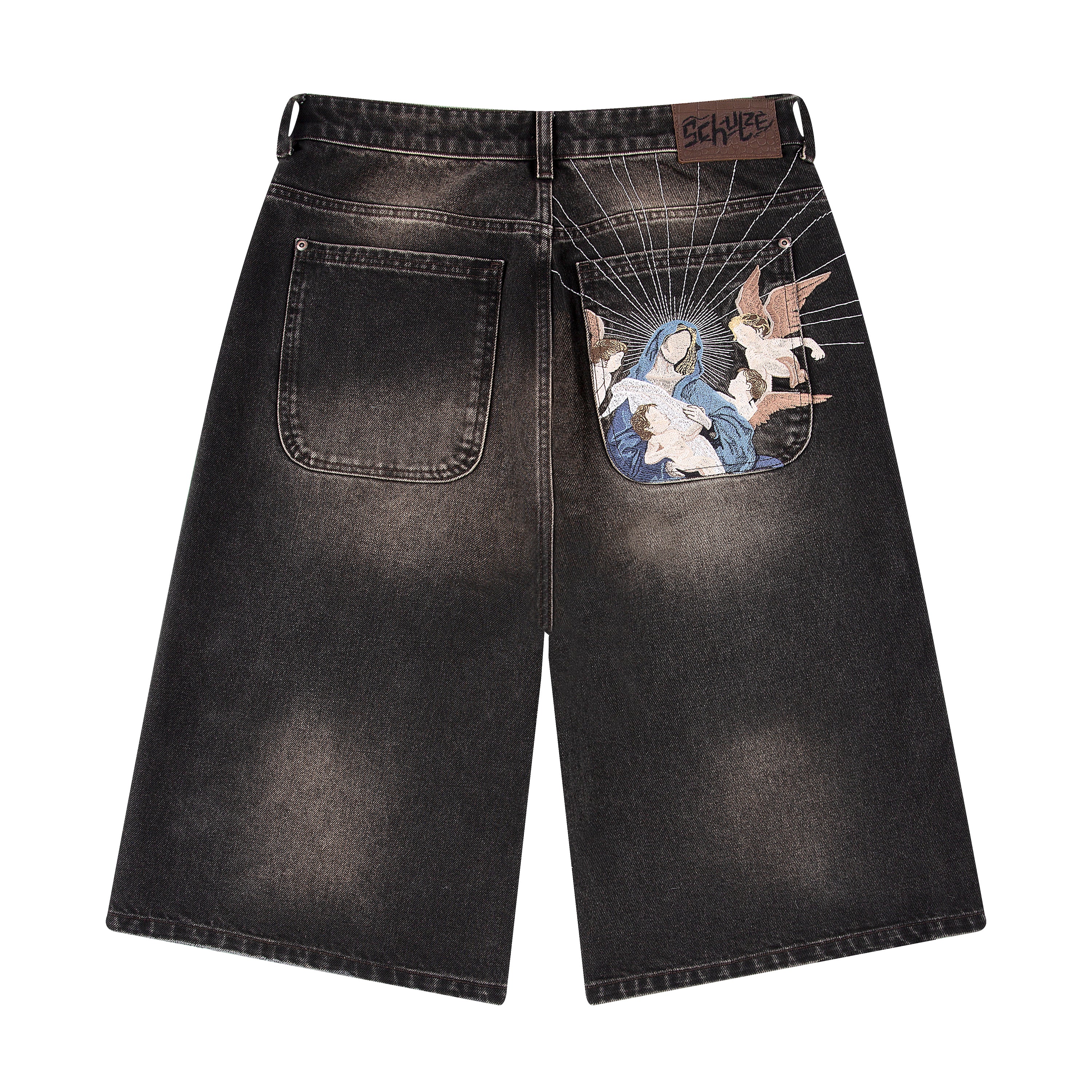 "awakening" Jorts brown tint-Coordom