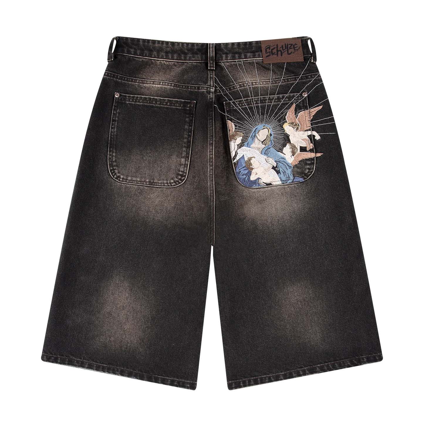"awakening" Jorts brown tint-Coordom