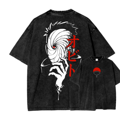 Naruto Unisex Fit Washed T-Shirt 2504009778-Coordom