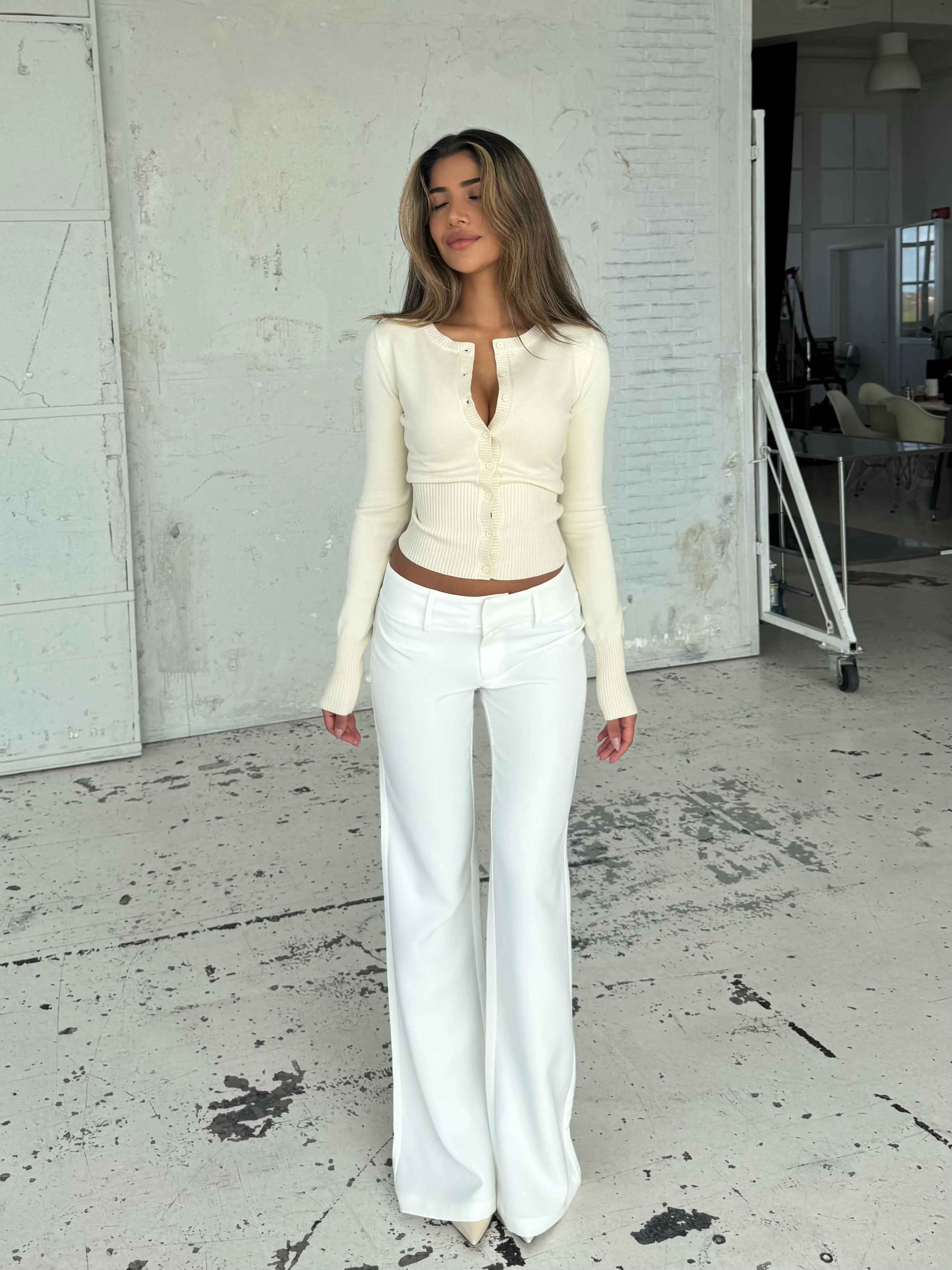 Livia low waist trousers (Buy 2 Free Shipping）-Coordom