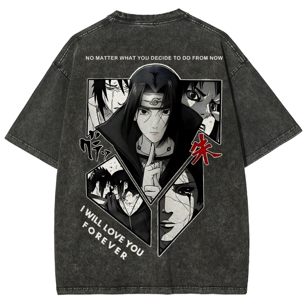 Naruto Unisex Fit Washed T-Shirt 2502003552-Coordom