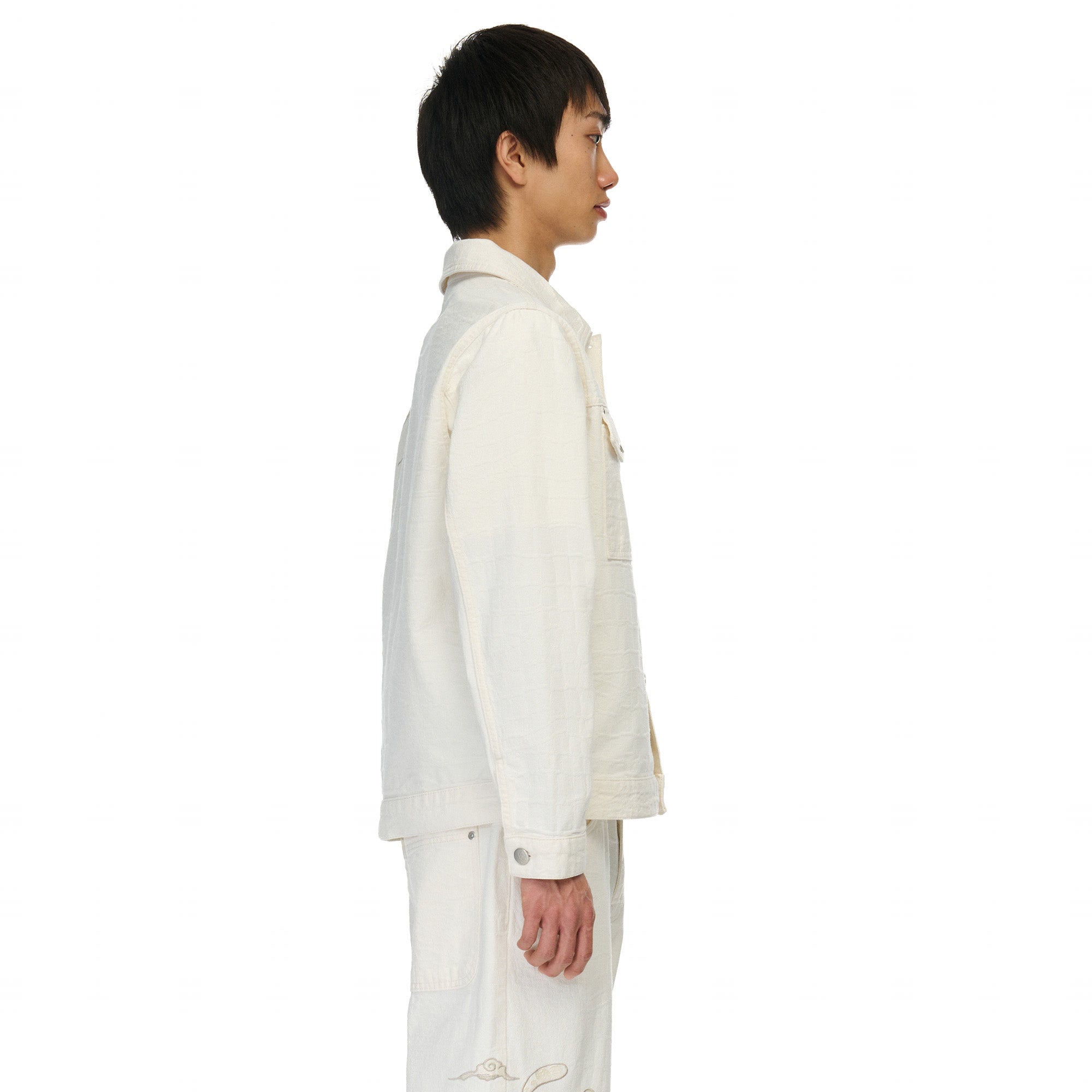 "yakuza" denim Jacket off white-Coordom