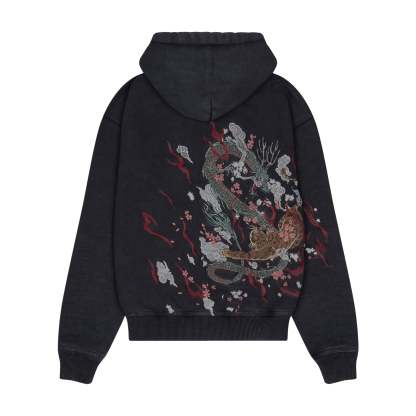 "yakuza" Hoodie black 01-Coordom