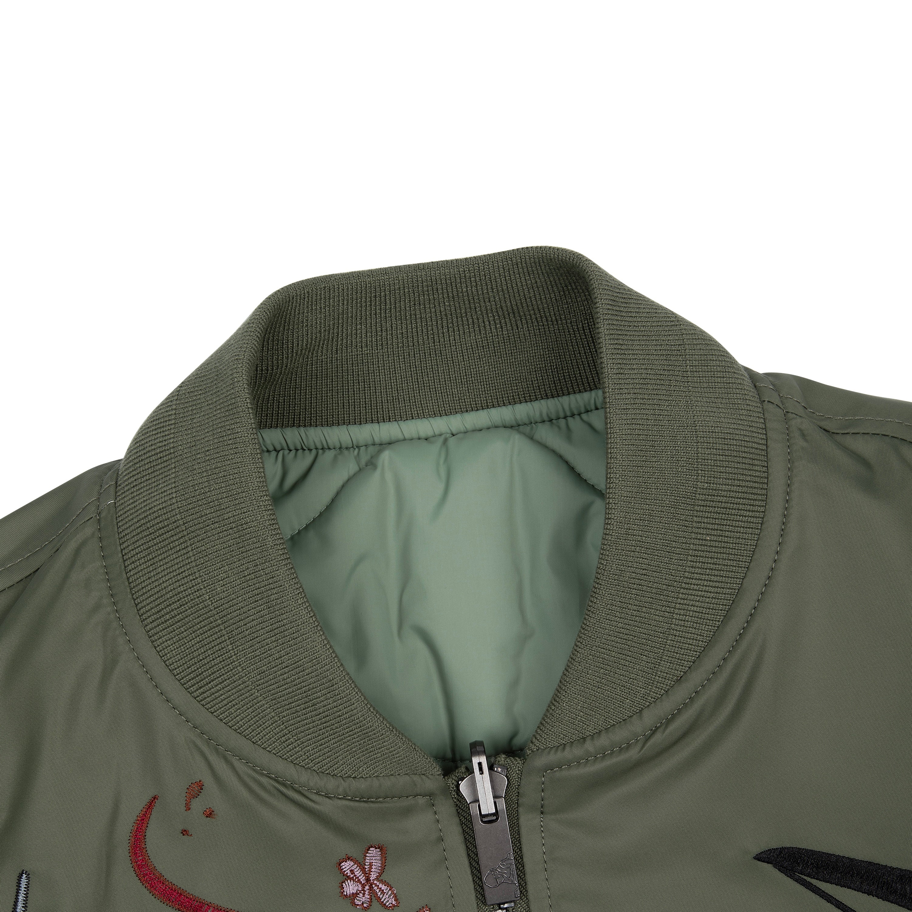 "yakuza v2" bomber Jacket dark green-Coordom
