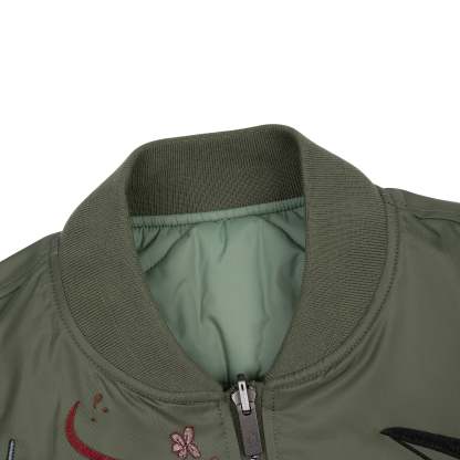 "yakuza v2" bomber Jacket dark green-Coordom