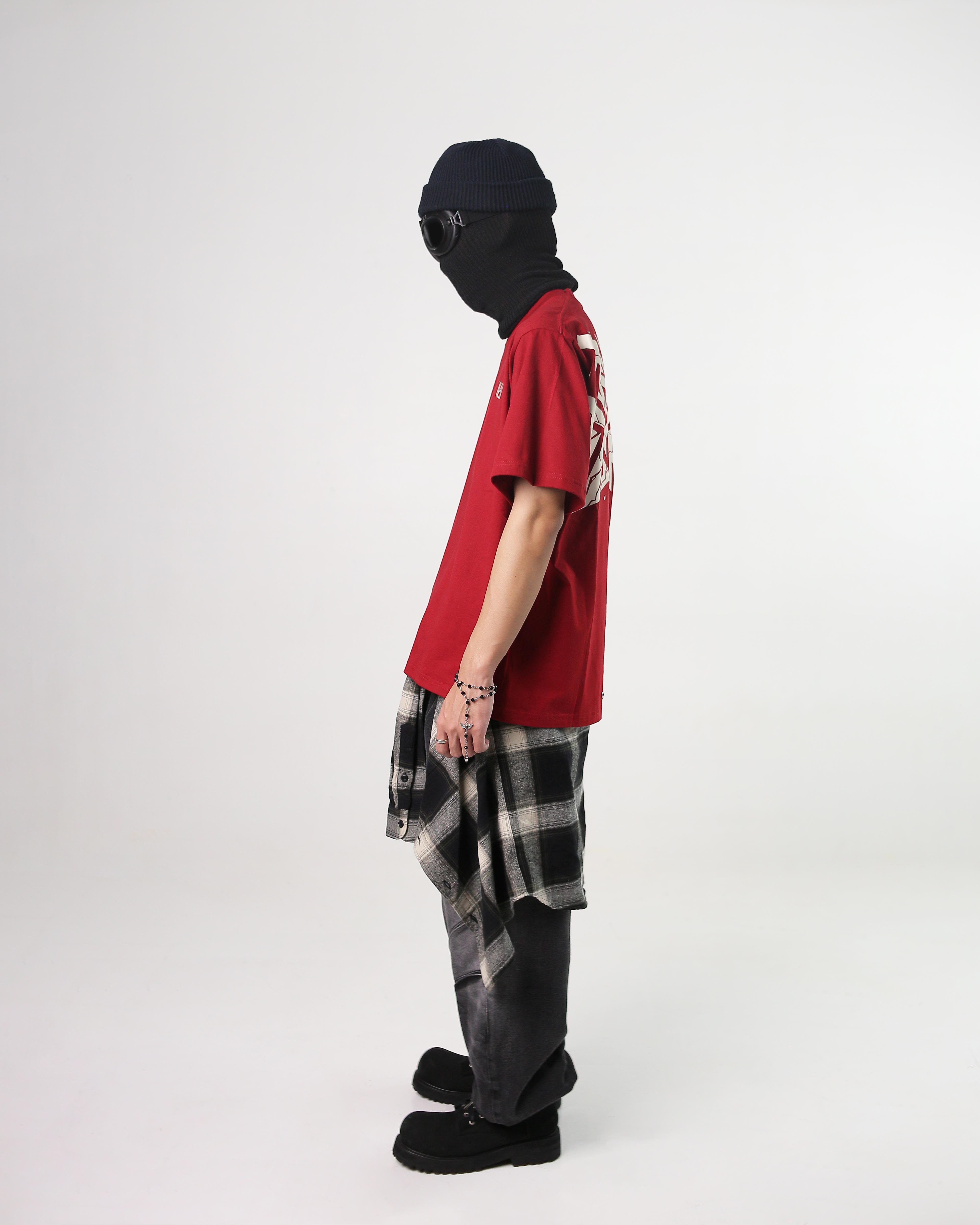 RED RIOT OVERSIZE T-SHIRT-Coordom