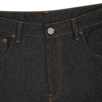  black raw Jorts 01-Coordom