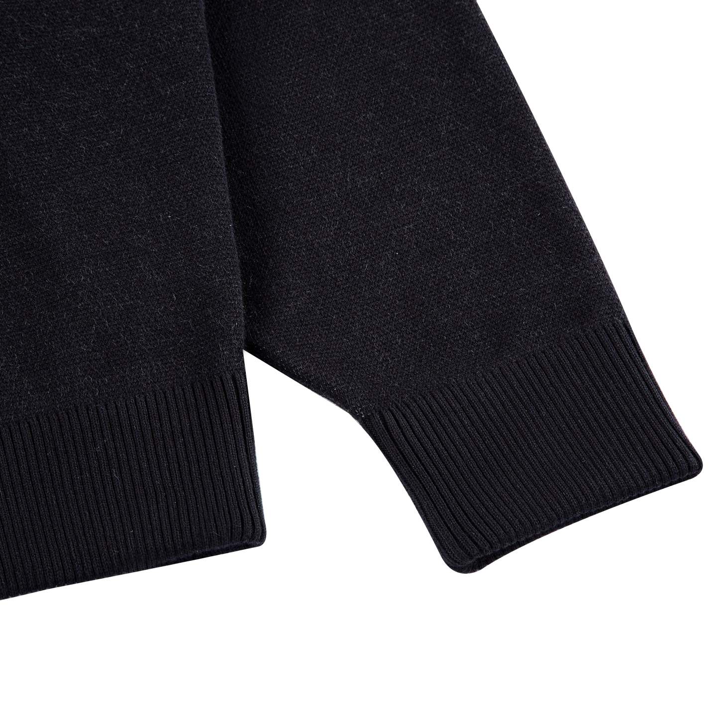 "awakening" knit Hoodie black-Coordom