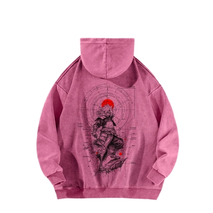 Naruto Casual Washed Hoodie 2509012970-Coordom
