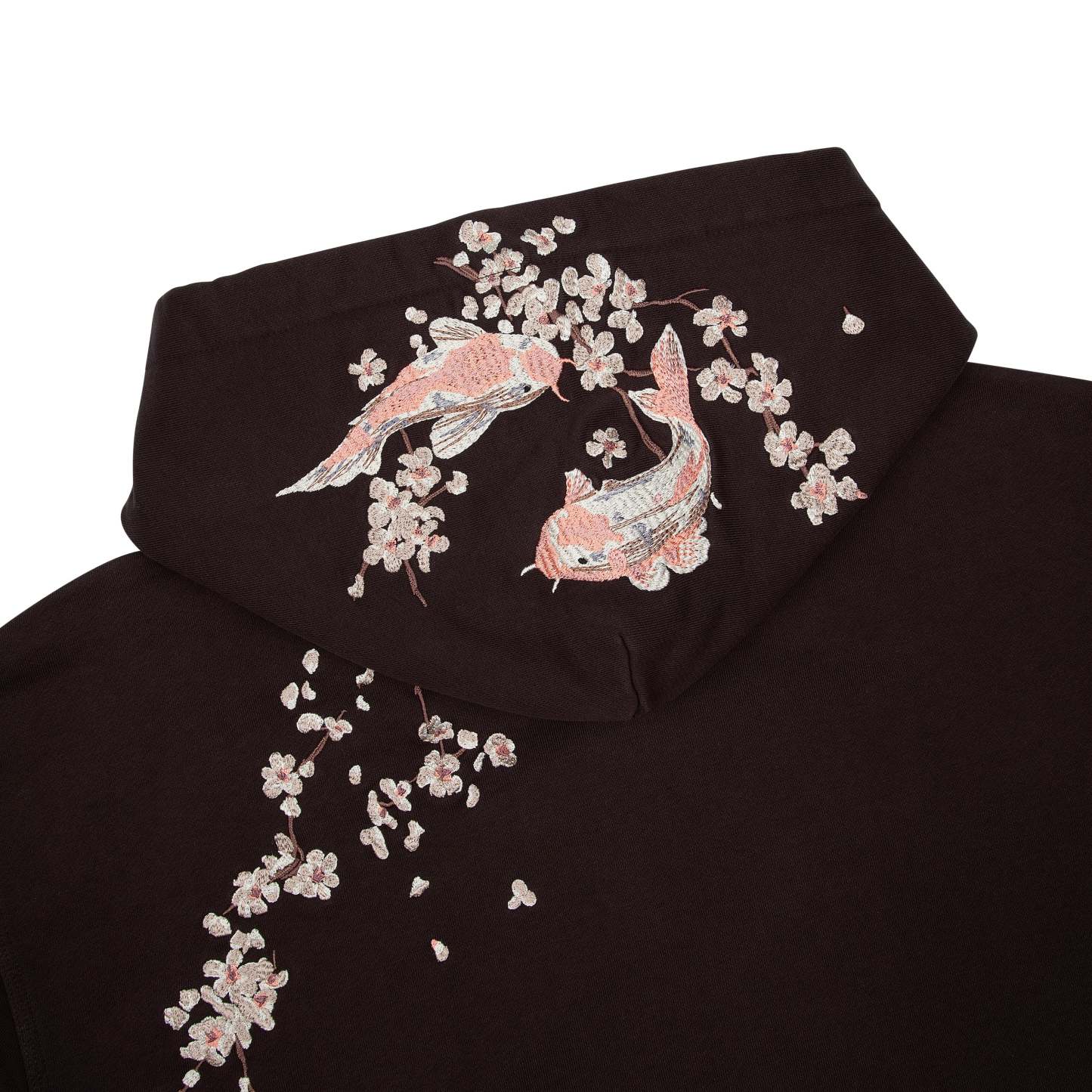 Yakuza Graphic Hoodie | Brown Streetwear Oversized Sweatshirt-Coordom