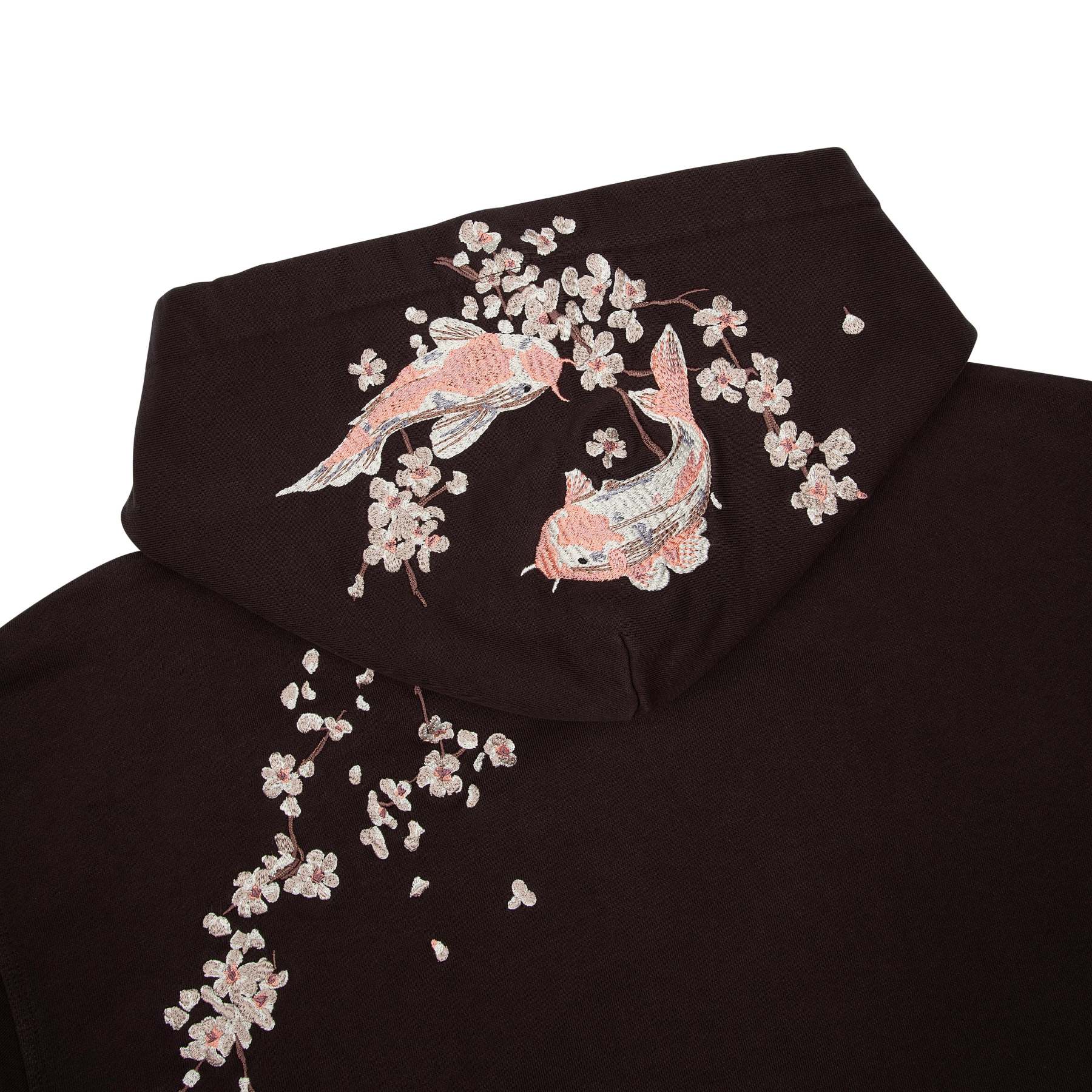 Yakuza Graphic Hoodie | Brown Streetwear Oversized Sweatshirt-Coordom