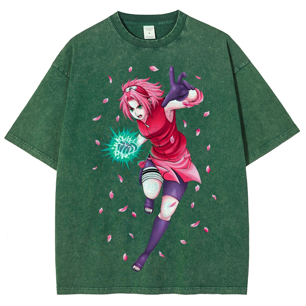 Naruto Unisex Fit Washed T-Shirt 2507030119-Coordom