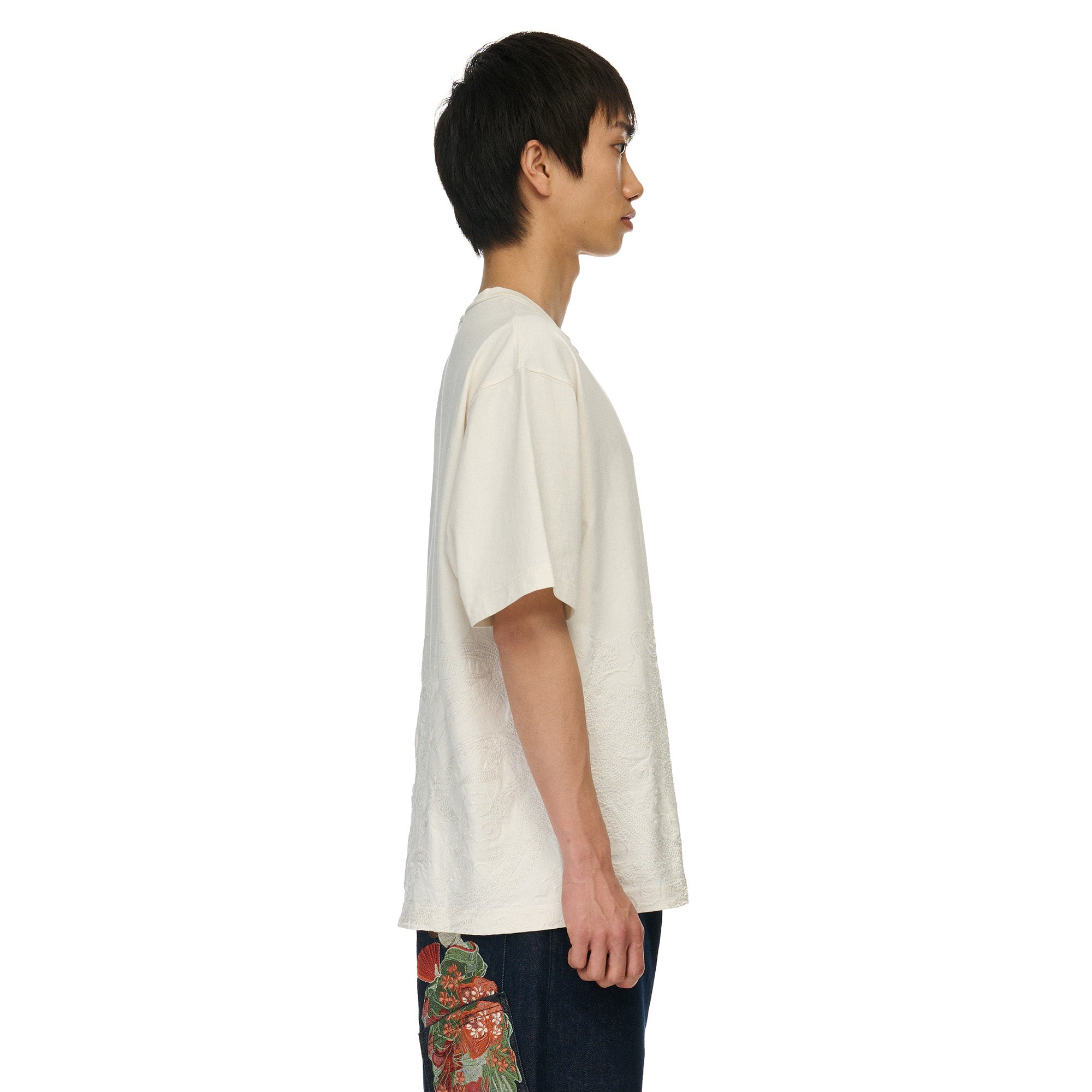 "yakuza" T Shirt off white-Coordom