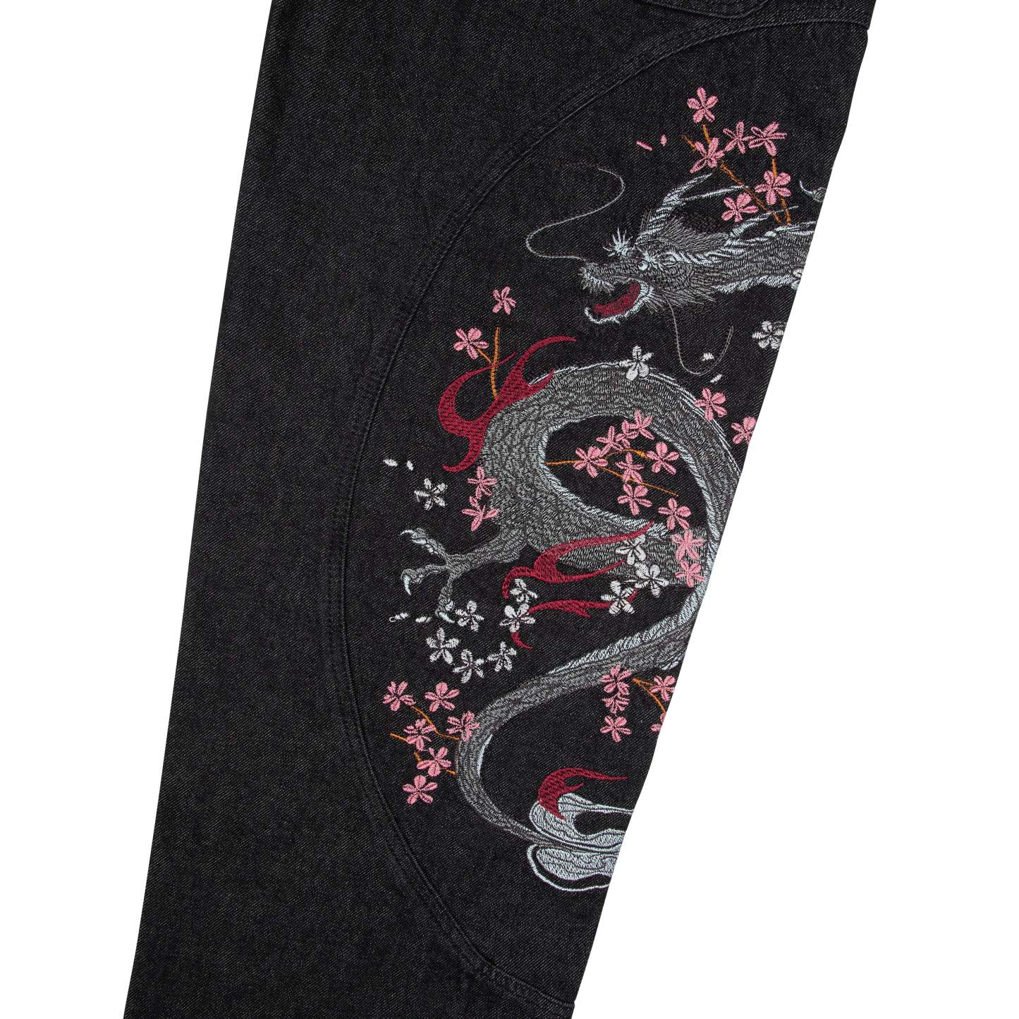 "yakuza" raw Denim black 02-Coordom
