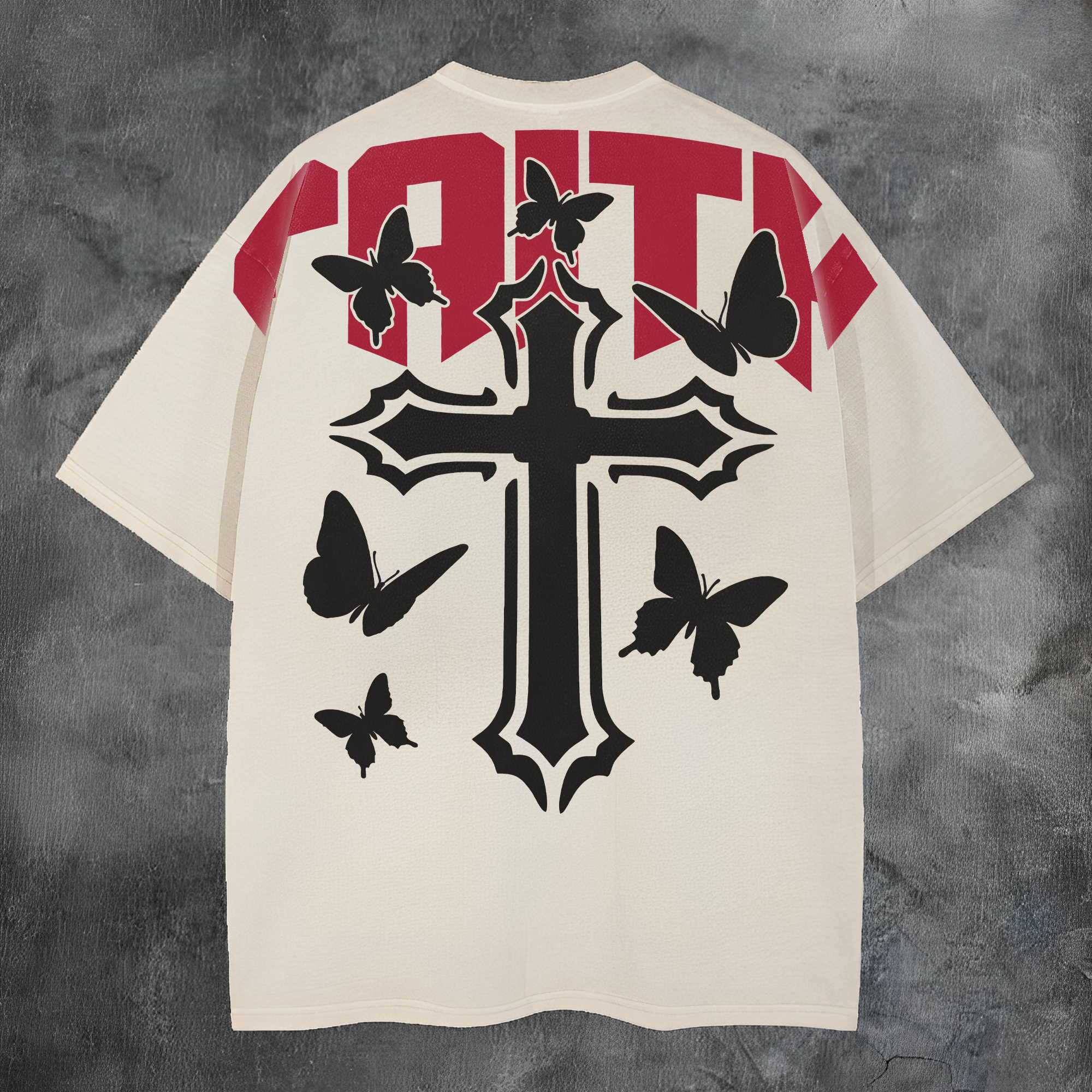 Faith Printed Men's Washed Tee-Coordom