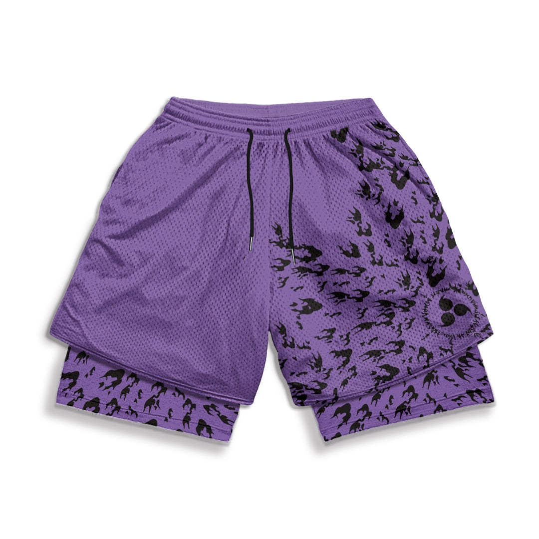Cursed Gym Shorts-Coordom