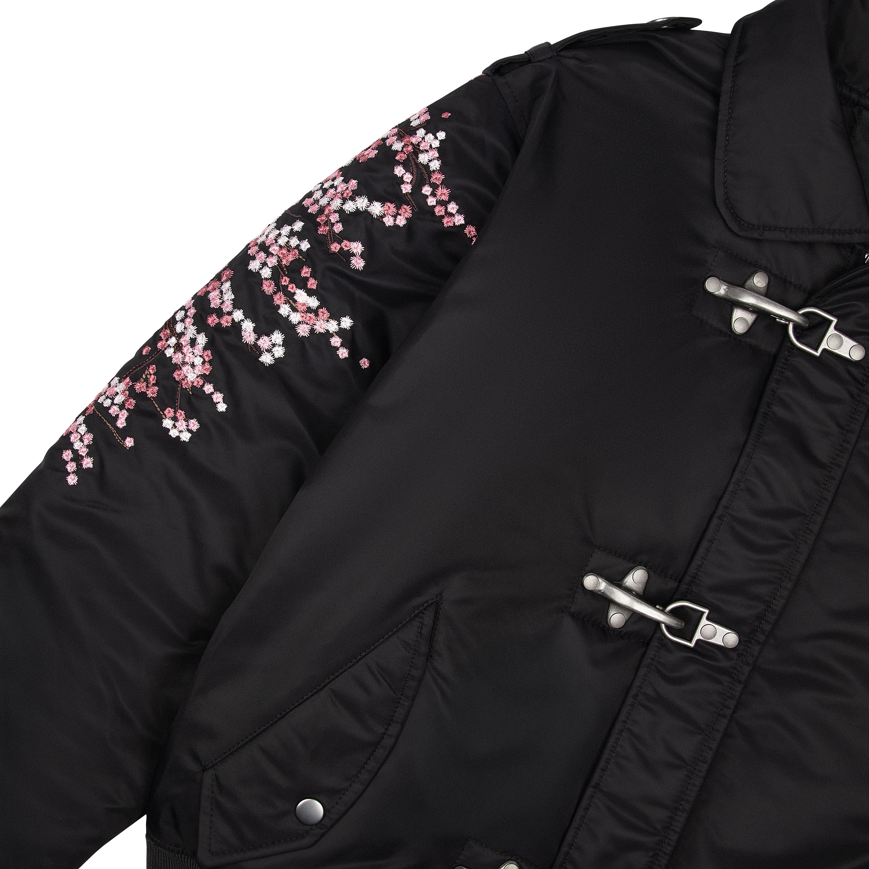 "blossom v3" bomber Jacket black-Coordom