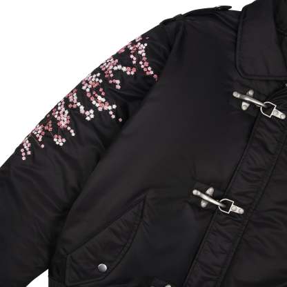 "blossom v3" bomber Jacket black-Coordom
