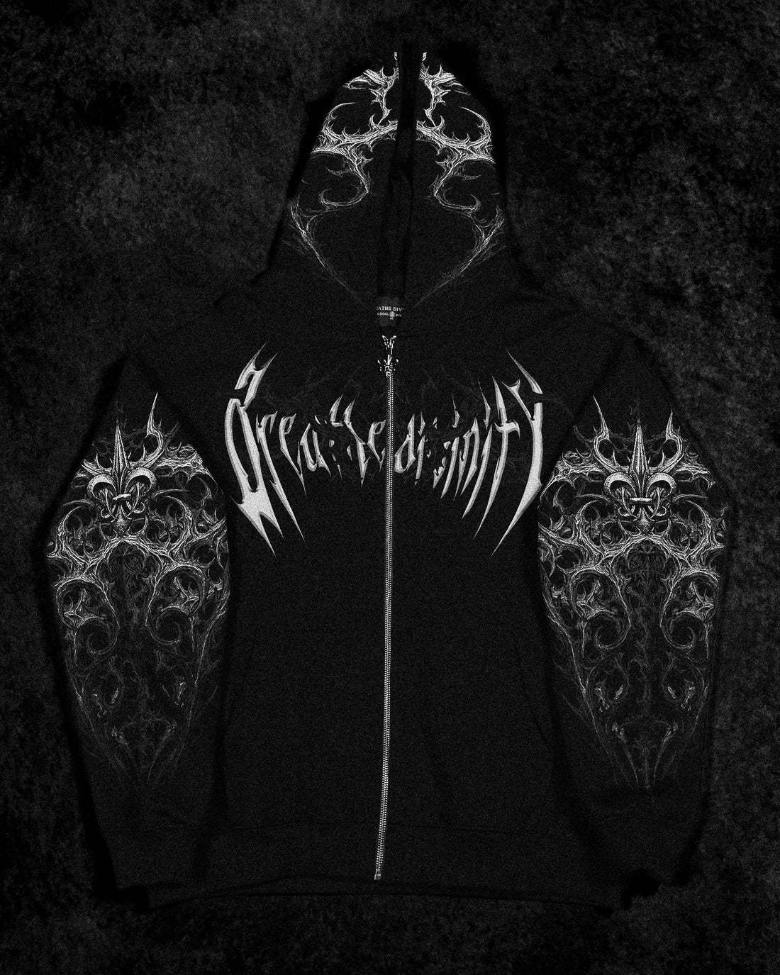 Heavenly Knight Oversized Zipup Hoodie-Coordom