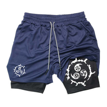 Cursed Eyes Gym Shorts-Coordom
