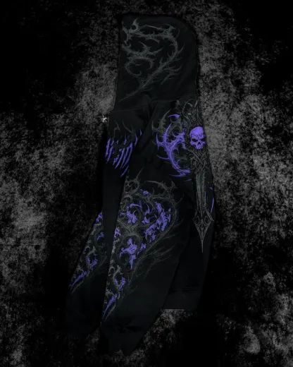 Heavenly Knight Oversized Zipup Hoodie-Coordom