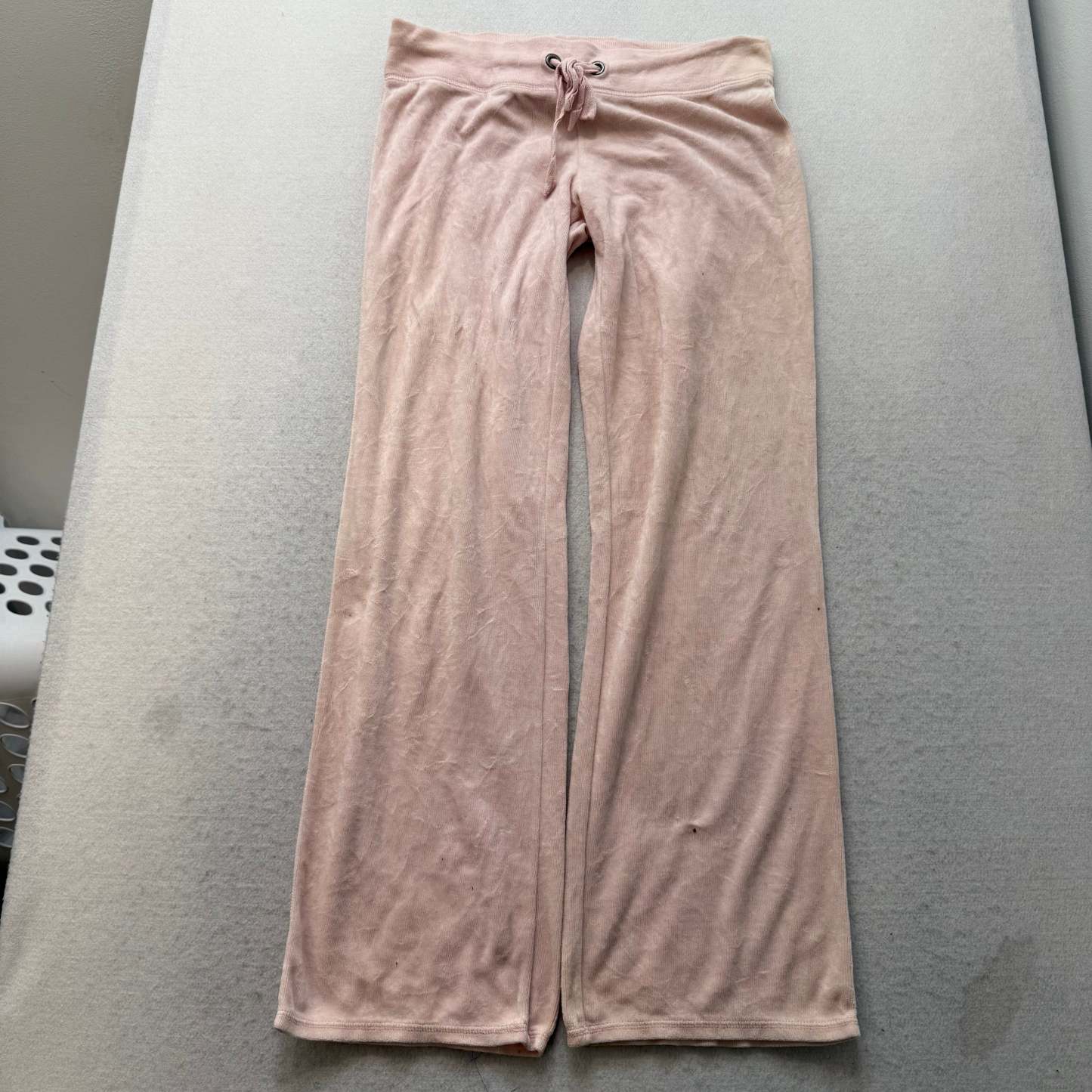 Juicy Couture Womens Dusty Rose Tracksuit Set Zip Up Hoodie & Flared Pant Size S-Coordom