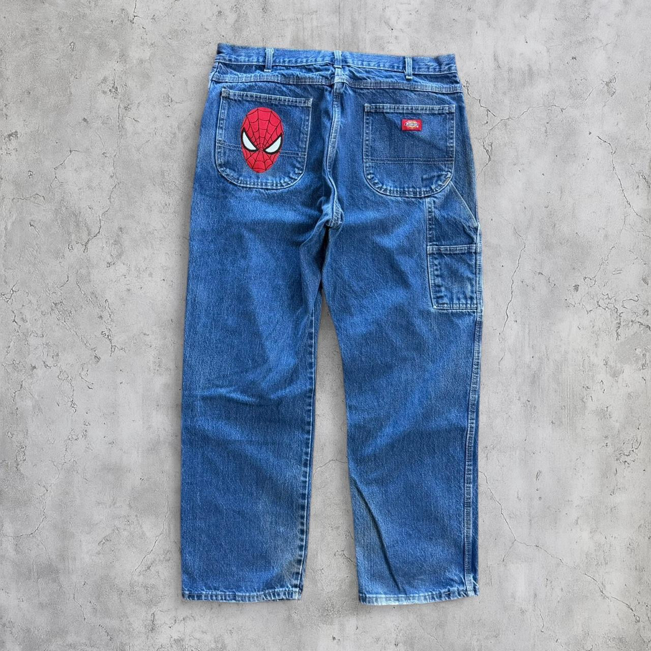 (38) Spider-Man embroidered jeans-Coordom