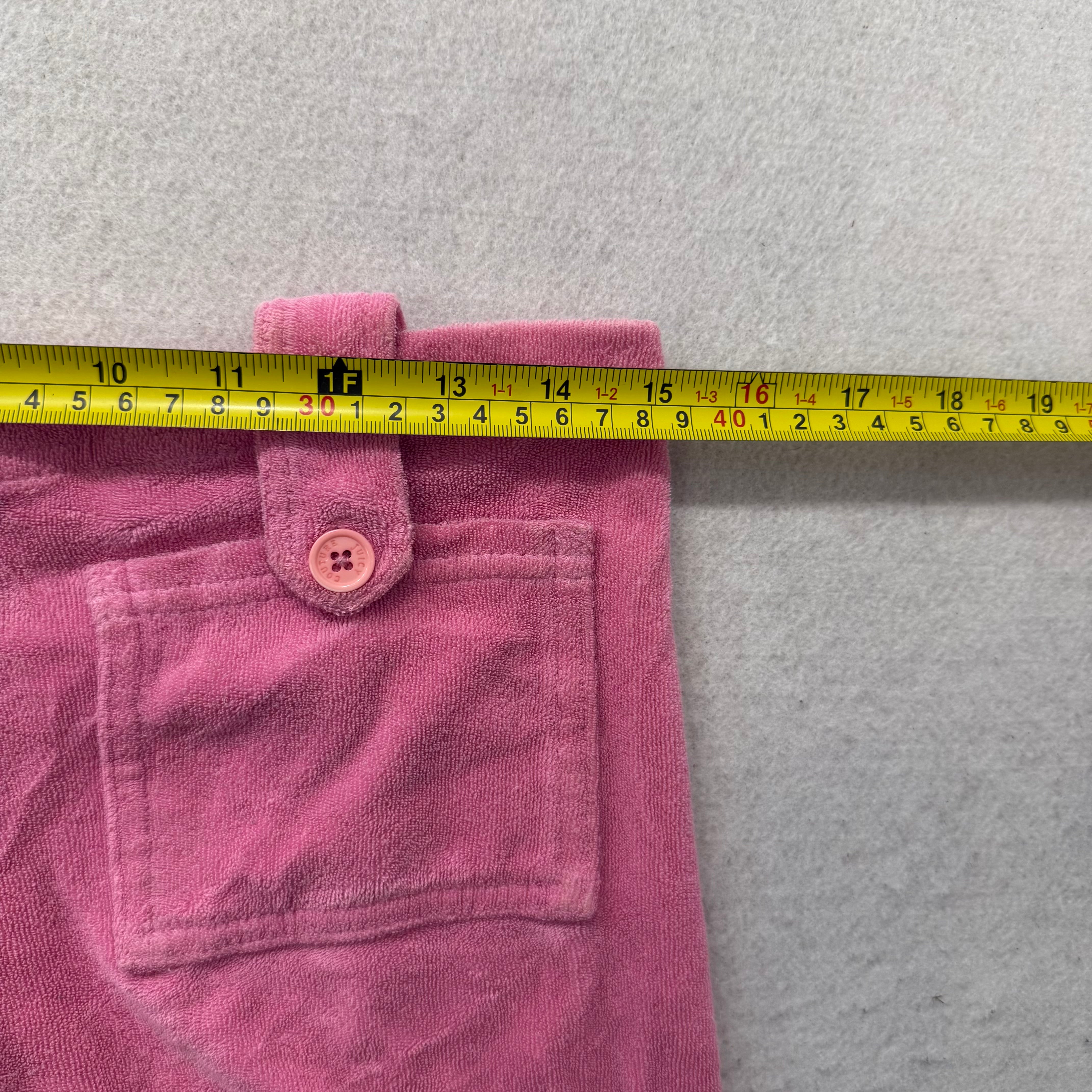 2003 Vintage Juicy Couture Women's Candy Pink Terrycloth Flare Track Pant Size P-Coordom