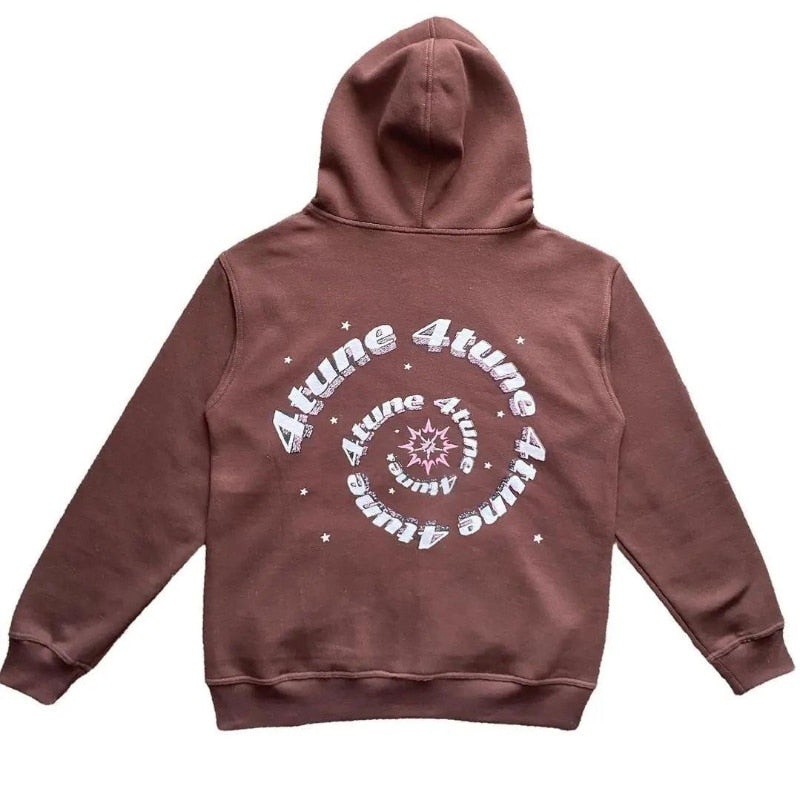 Star Hoodie Retro Zip Up-Coordom