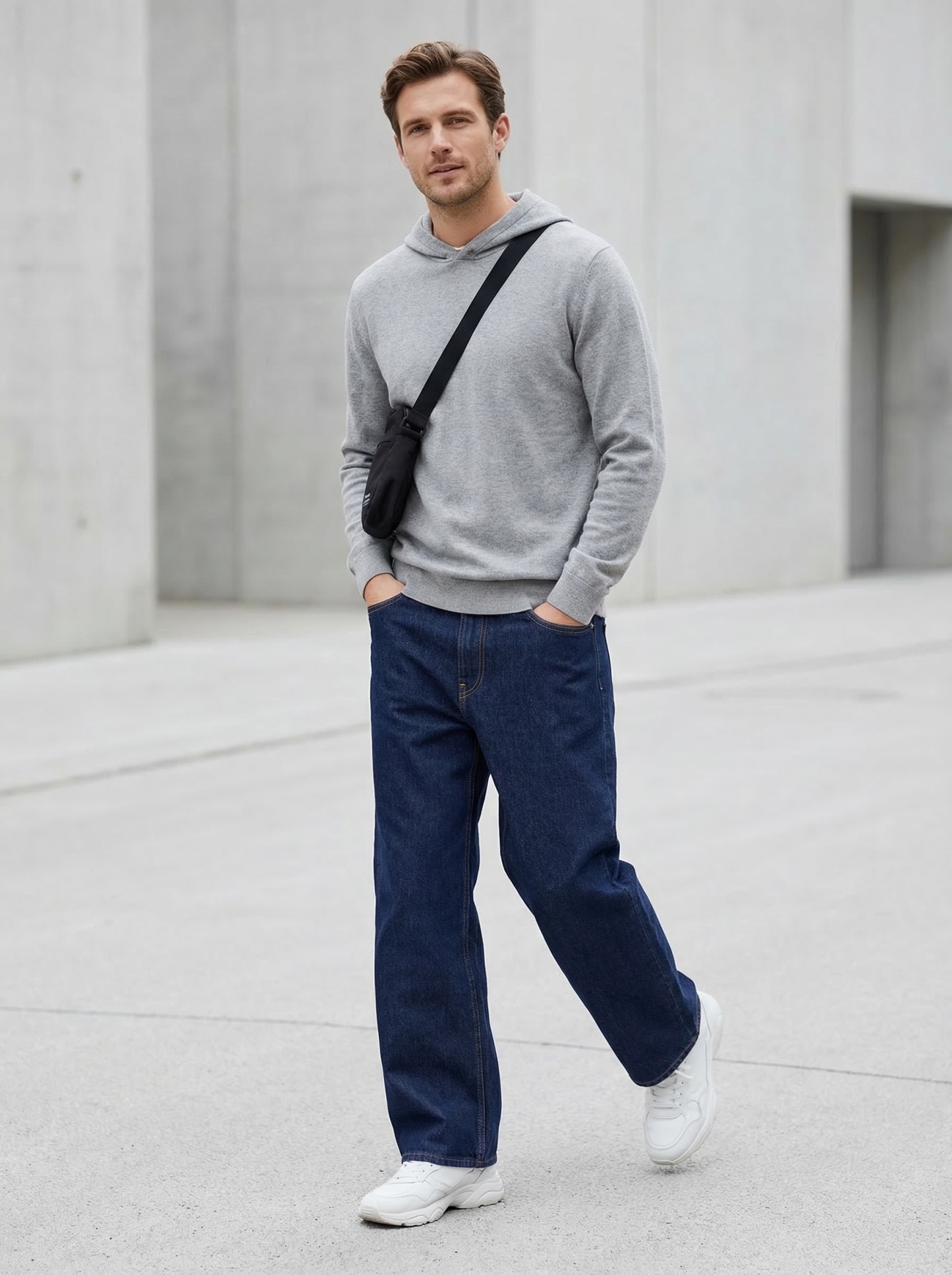 RIBCAGE WIDE LEG JEANS-Coordom
