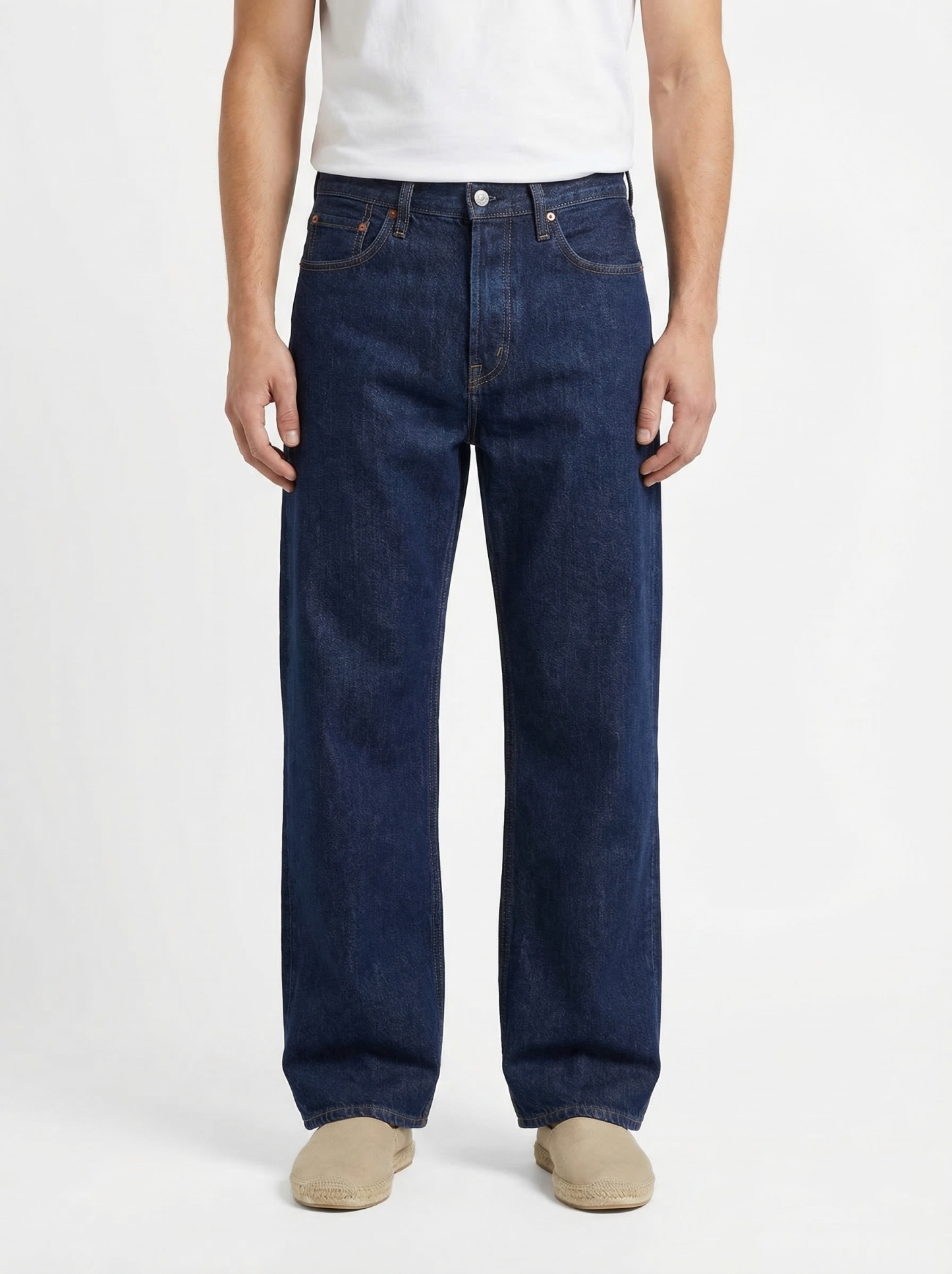 RIBCAGE WIDE LEG JEANS-Coordom