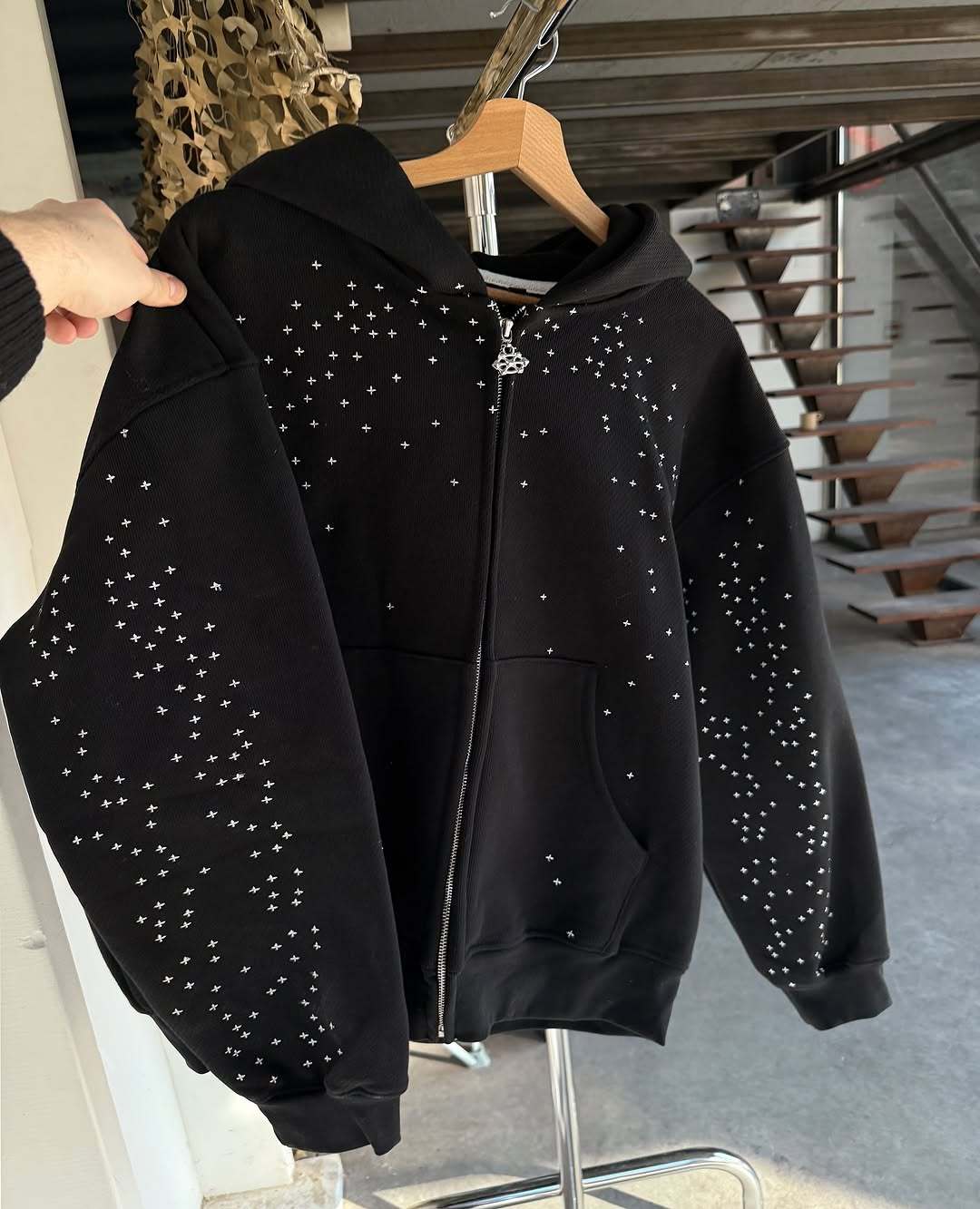 STARDUST ZIP - ULTRA HEAVY|Streetwear Oversized Vintage Casual Wear-Coordom