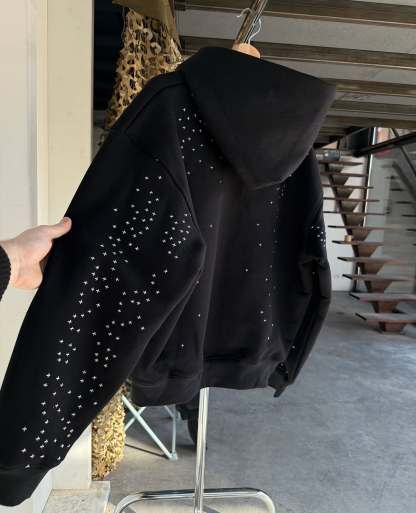 STARDUST ZIP - ULTRA HEAVY|Streetwear Oversized Vintage Casual Wear-Coordom